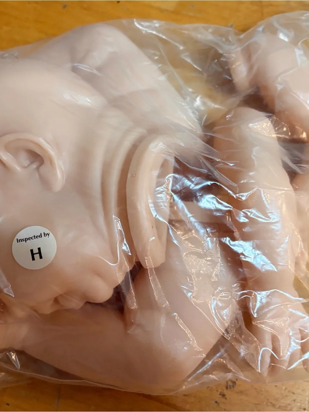 Unbranded Realistic Vinyl Baby Doll Parts - Flesh Tone EVERLY